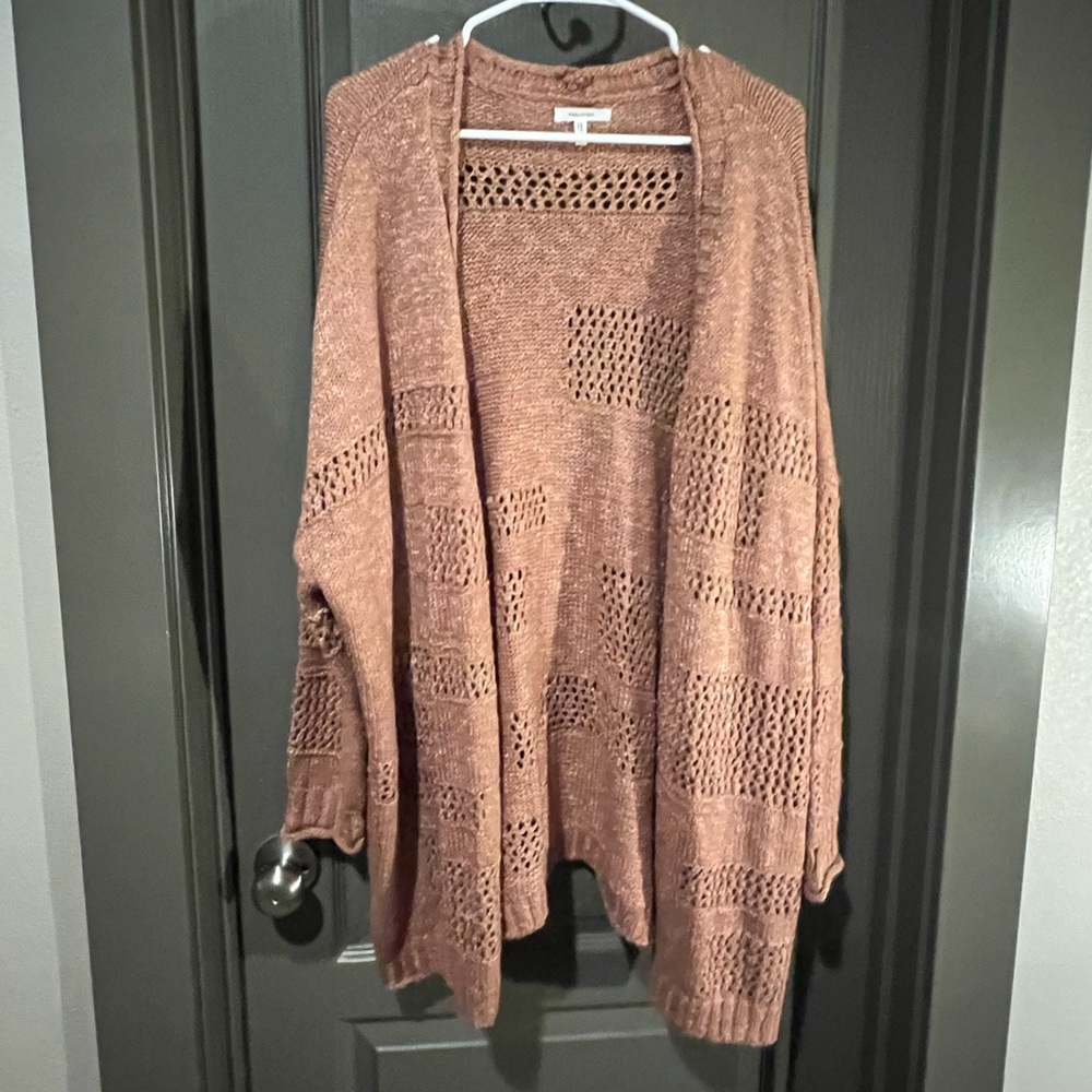 Dusty rose light cardigan